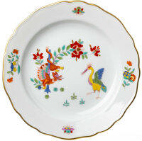 ake plate chinese dragen with storc Meissen New Cutout...