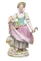 figurine Girl Gardener With Sickle Meissen designed by...