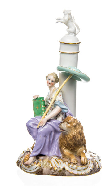 Figur Allegorie der Friede Meissen Allegorien 1. Wahl Modell 1605     um 1850 Höhe:17cm