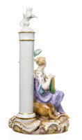 Figur Allegorie &quot;der Friede&quot; Meissen Allegorien 1. Wahl Modell 1605     um 1850 H&ouml;he:17cm