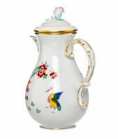 coffe pot chinese dragen with storc Meissen New Cutout...