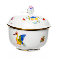 Sugar bowl with lid chinese dragon with storc Meissen New...