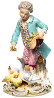 figurine boy feeding gooses Meissen allegories 1st Choice...