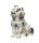 Figur sitzender Spaniel Nymphenburg Tierfiguren bemalt 1. Wahl Neuwertig