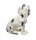 Figur sitzender Spaniel Nymphenburg Tierfiguren bemalt 1. Wahl Neuwertig