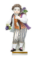 figurine Gardening child with pannier Meissen designed by...