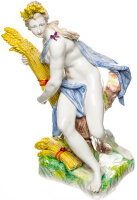 Figur Allegorie Sommer - Ceres bunt bemalt Nymphenburg...