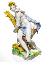 figurine allegories of summer - Ceres colored painted Nymphenburg designed by Dominikus Auliczek allegories 1st Choice form 40 1 after 1900 hight:30,3cm