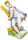 Figur Allegorie Sommer - Ceres bunt bemalt Nymphenburg von Dominikus Auliczek Allegorien 1. Wahl Modell 40 1 nach 1900 H&ouml;he:30,3cm
