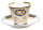 Kaffeegedeck mit Sepiamalerei Nymphenburg Perlservice von Dominikus Auliczek 1. Wahl nach 1930 (0cm)