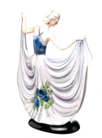 figurine dance studies Goldscheider designed by Stephan Dakon1st Choice form 8126 264 7 about 1930 hight:39cm