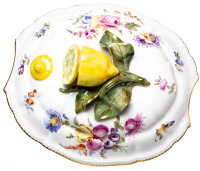 Terrine with lemon lid Nymphenburg form 743 1st Choice 1940-1960 (23,5cm)