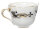 mocha cup&amp;saucer black dragon gold painture Meissen New Cutout 1st Choice after 1970