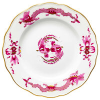 bread plate purple dragon pattern Meissen New Cutout 1st...