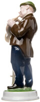 figurine wald Hornblaser Rosenthal designed by Karl Himmelstoss 1st Choice form 197 1918 hight:19,5cm