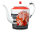 Kaffee-, Teekanne les pivoines noir et rouge Herm&egrave;s 1. Wahl nach 1970 (25cm)