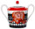 sugar bowl lid les pivoines noir et rouge Herm&egrave;s 1st Choice after 1970 (9,2cm)