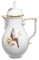 coffee pot Meissen bird and insects painture Meissen...