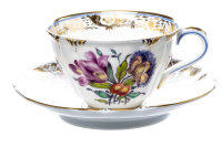 Coffee cup&saucer Cumberland pattern Nymphenburg Rokoko...