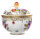 sugar bowl Cumberland pattern Nymphenburg Rokoko form L/12 1st Choice after 1960 (8cm)