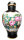 large vae with lid black und flowers pattern Nymphenburg designed by Joseph Wackerle form 881 3 1st Choice around 1930 (53cm)