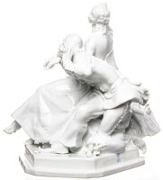 Figur Dame mit Orientale Meissen von Paul Scheurich galante Figuren 1. Wahl Modell A1179 1927-34 H&ouml;he:28cm