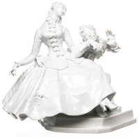 figurine lady with blackmoor Meissen designed by Paul...