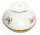 dish with lid egg form colored flowers Meissen New Cutout form D47 1st Choice 1850-1924 (11cm)
