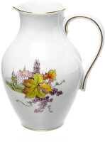 wine gobelet with wine painture Meissen New Cutout form...