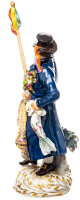 Figur wendischer Hochzeitsbitter Meissen von Hugo Spieler Trachtenfiguren 1. Wahl Modell Q190e 1897/98-1924 H&ouml;he:18cm