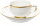 coffee cup &amp; saucer golden edge Meissen swan Service designed by Johann Joachim K&auml;ndler form 5564 1st Choice after 1960