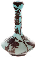 Solifleur Vase mit tr&auml;nenden Herzen Blumen Loetz Wittwe Klosterm&uuml;hle 1. Wahl 1920/1930 (17cm)