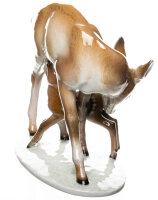 figurine deer with fawn Rosenthal designed by Rudolph Rempel Animals 1st Choice form 1638 1937 hight:15cm