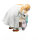 figurine girl with dolls pram Meissen designed by Konrad Hentschel Hentschel children 2nd Choice form 73370 1988 hight:13cm