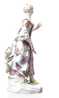 figurine Woman with fan Meissen designed by M.A.Acier 1st Choice form A56 1924-34 hight:19cm