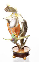 figurine hummingbird with orchid Nymphenburg designed by...