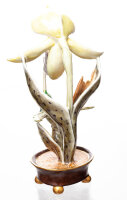 Figur Kolibri mit Orchidee Nymphenburg von Luise Terletzki-Scherf Tierfiguren 1. Wahl Modell 861 nach 1931 H&ouml;he:18,5cm