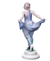 figurine wind bride Rosenthal designed by Ferdinand Liebermann dancing man / woman 1st Choice form 116 1918 hight:20,5cm