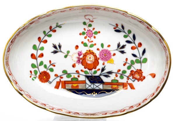 oval dish tischen pattern Meissen New Cutout 1st Choice 1924-34 (24,8cm)