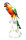 figurine large parrot on tree Meissen designed by Johann Joachim K&auml;ndler Animals 1st Choice form A43b 1850-1924 hight:41cm