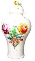 lidded vase flowers No. 865 Nymphenburg Rokoko form 822 2...