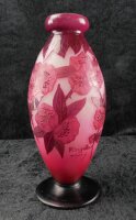 cameo vase with cherry blossom Delatte  1st Choice around 1925 (27cm)