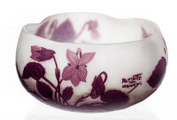cameo bowl with anemone pattern Delatte  1st Choice...