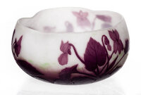cameo bowl with anemone pattern Delatte  1st Choice around 1925 (20,5cm)