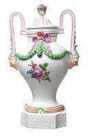 vase with lid and mascerons Meissen 1st Choice 1763-1774...