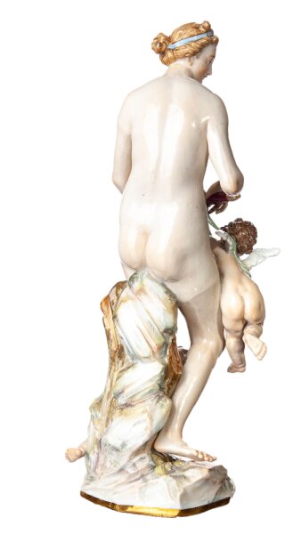 figurine Venus with 2 cubits Meissen designed by Johann Joachim Kändler mythological figurines 1st Choice form A 65 1850-1924 hight:23cm