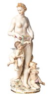 Figur Venus mit 2 Amoretten Meissen von Johann Joachim...
