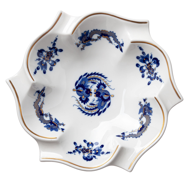 dish blue dragon pattern Meissen 1st Choice 1965 (20cm)
