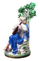 figurine muse Terpsichore Meissen designed by  mythological figurines 1st Choice form E22 N/A hight:28cm