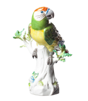 figurine parrot lookingon left side Meissen designed by...